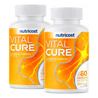2 Vital Cure 60 Caps Suplemento Uso Diário Vitalcure