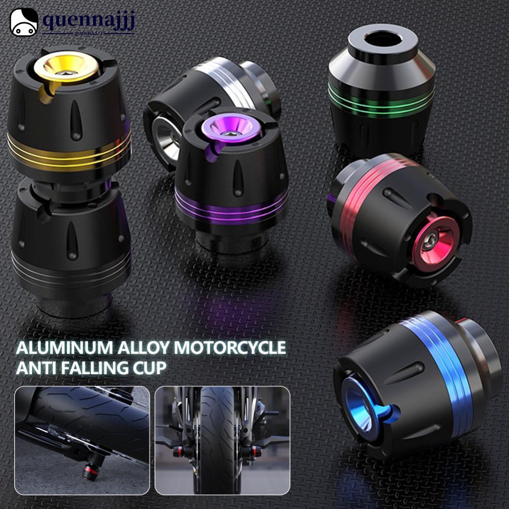 QUENNA 2 Pçs Motocicleta Anti Colisão Copo Roda Proteção Moto Crash Pads Diâmetro Garfo Dianteiro M8T7