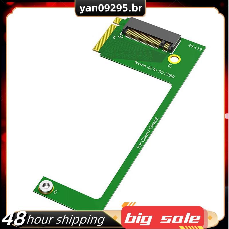 Para Adaptador De Expansão Claw7 Claw8 NVME M-Key . 2 Conversão De Disco Rígido SSD PCIE 4.0 2230 A 2280