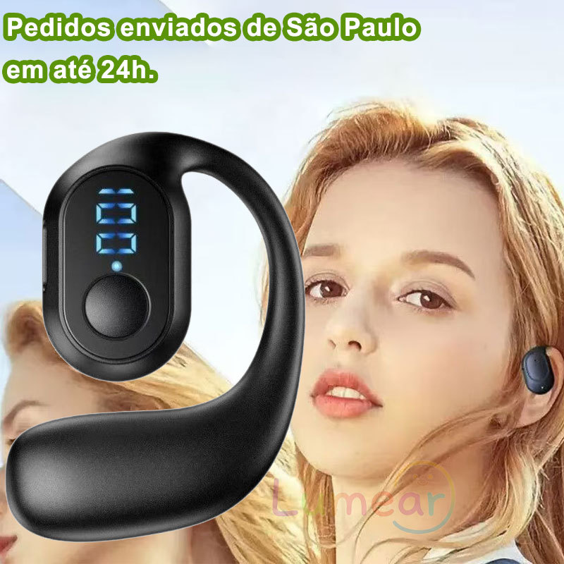 Sem Fio Bluetooth 5.3 Fone De Ouvido Único redução de ruído Touch-on-ear Esportivos De Negócios De Alta Qualidade