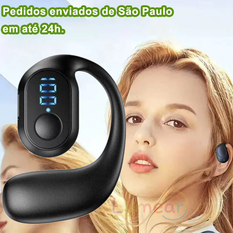 Sem Fio Bluetooth 5.3 Fone De Ouvido Único redução de ruído Touch-on-ear Esportivos De Negócios De Alta Qualidade