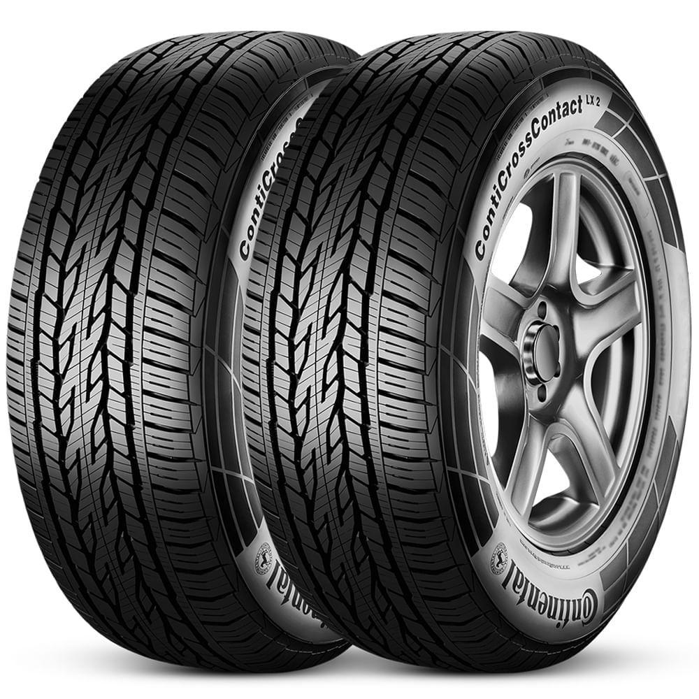 Kit 2 Pneu Continenta 225/55r18 98v Fr Conticrosscontact Lx2 em Oferta na Shopee