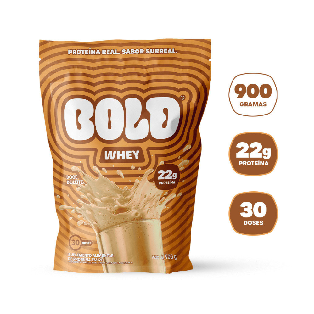 BOLD WHEY DOCE DE LEITE (900g) em Oferta na Shopee