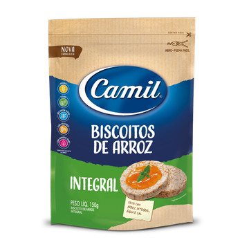 Camil Biscoito de Arroz Integral em Oferta na Shopee