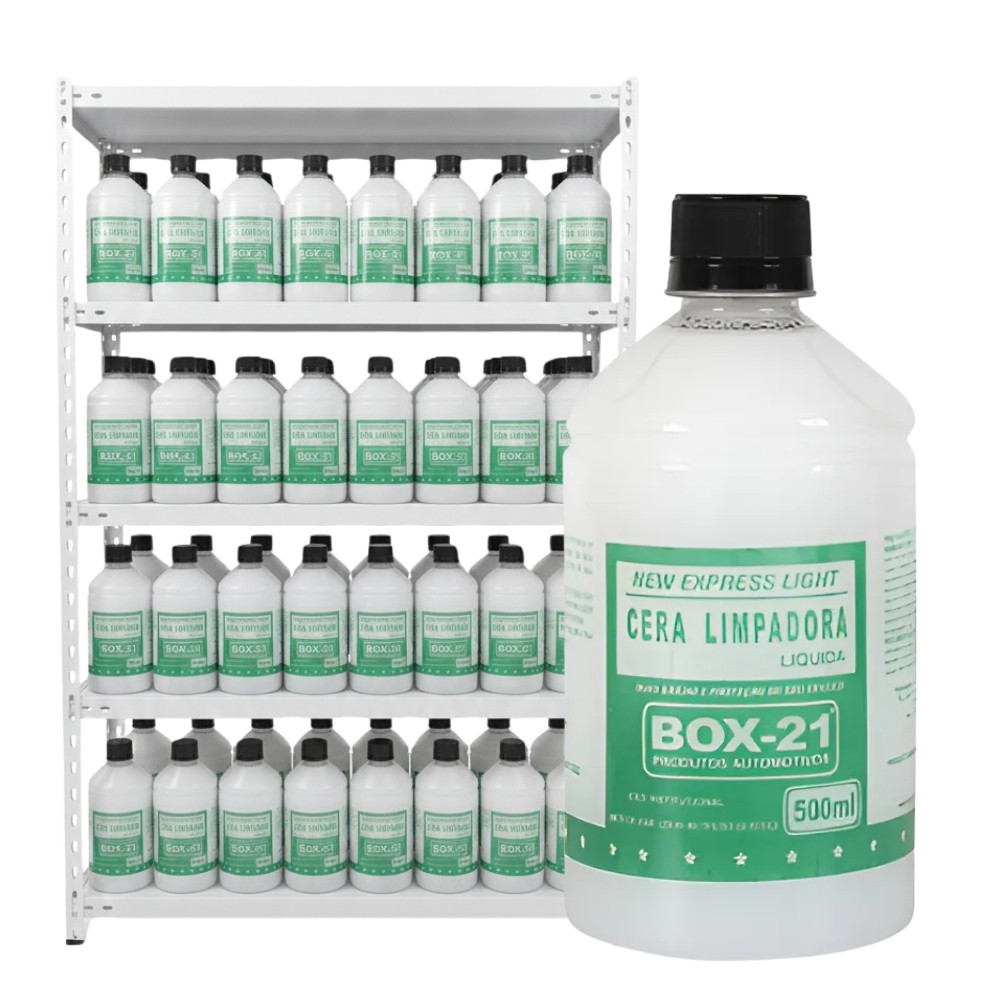 Kit 10 Ceras Líquida Pós Lavagem New Express 500ml Box 21