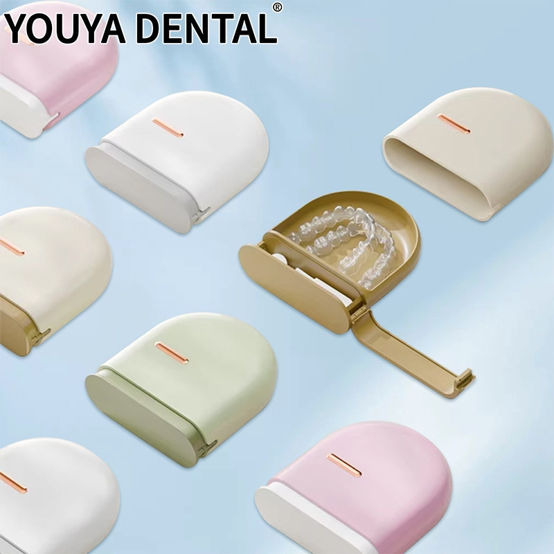 Caixa De Proteção Bucal Para Dentes Falsos , Armazenamento De Dentaduras , Alinhador De Ortodôntica