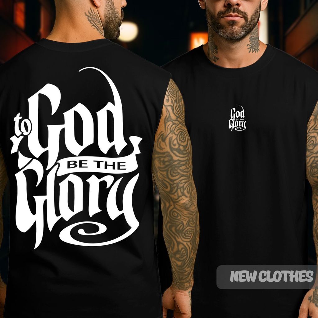 Regata Oversized Religiosa God Be The Glory Cristã Benção De Deus Fé Evangelho Jesus