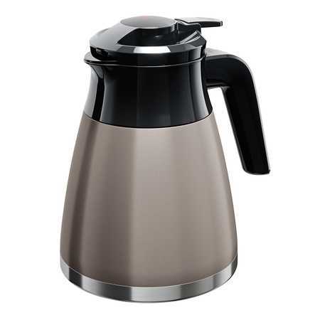 Bule Térmico Thermo Touch Euro Home 1,3 Litros Cinza para Café Chá e Bebidas Quentes