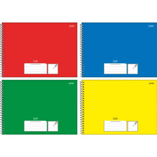 CADERNO CARTOGRAFIA MEIA PAUTA CAPA DURA STIFF SLIM 80FLS - JANDAIA em Oferta na Shopee