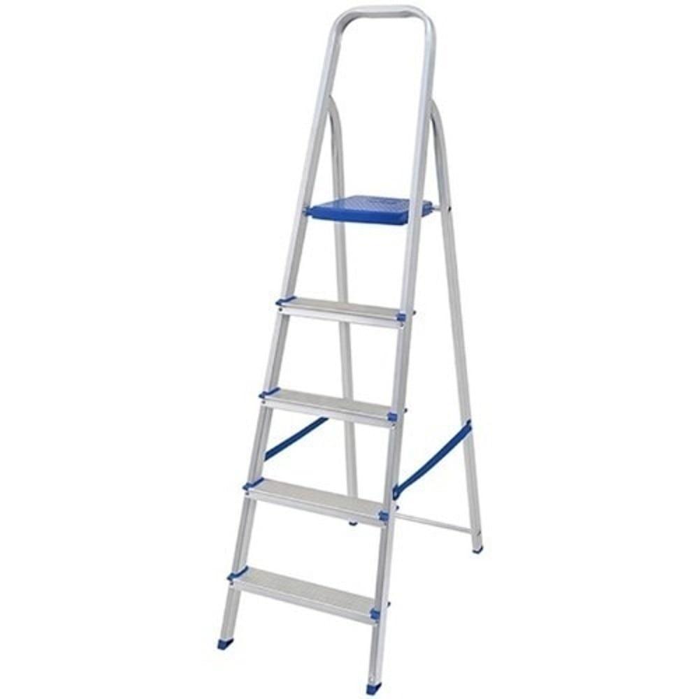 Escada de Alumínio Mor Multiuso Regulável, 5 Degraus em Oferta na Shopee