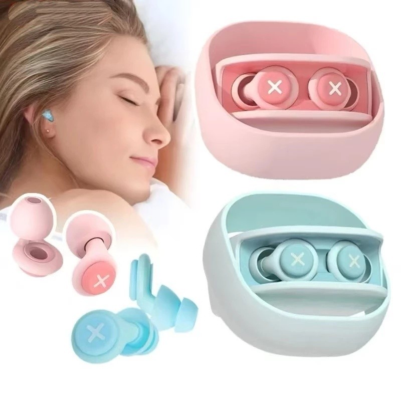 Potetor Abafador de Som e Ruído para Dormir Estudar descansar Confortável Reutilizável Caixa Portátil em Oferta na Shopee