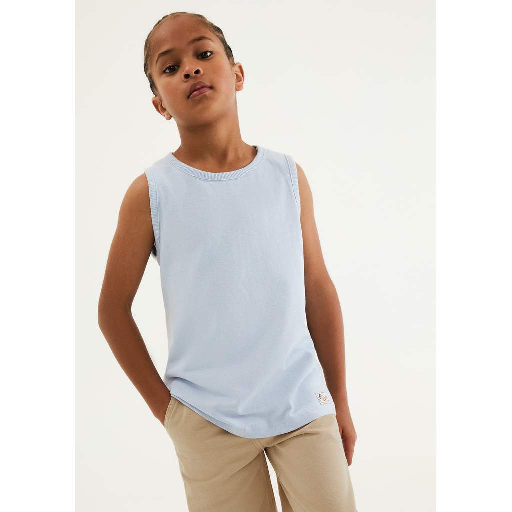 Regata Infantil Menino Básica Com Linho em Oferta na Shopee