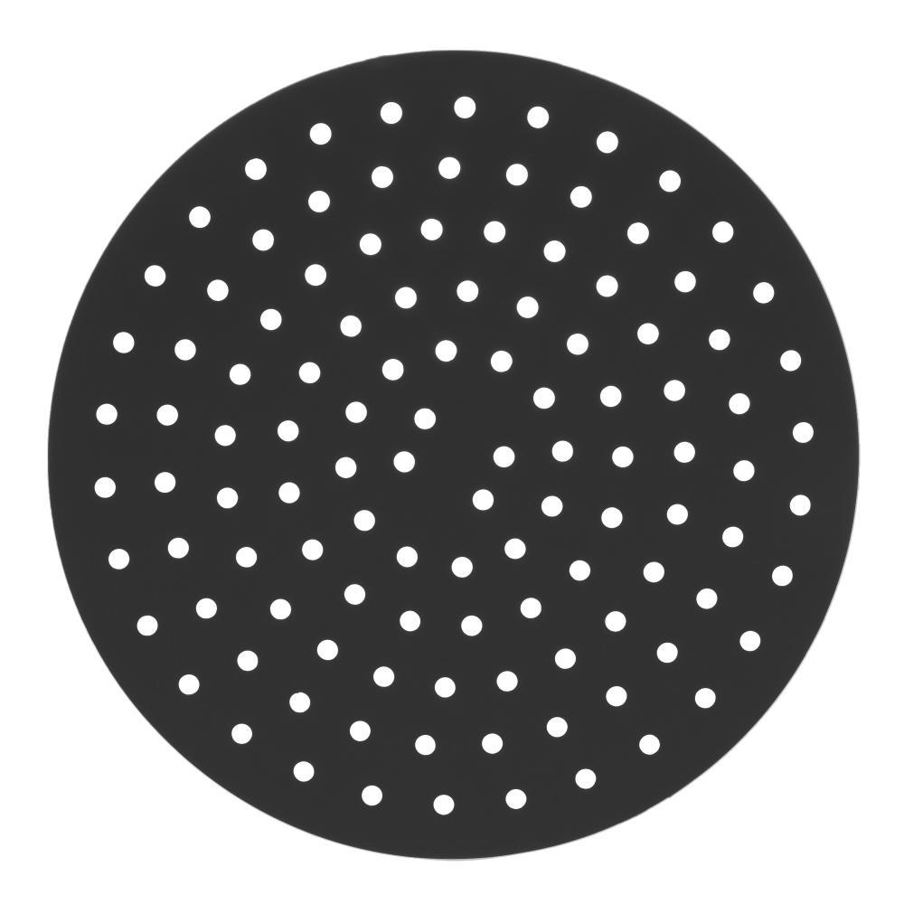Tapete Protetor Lyor de Silicone para Air Fryer Preto 18,5cm