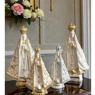 Imagem Nossa Senhora Aparecida Italiana em Gesso em Oferta na Shopee