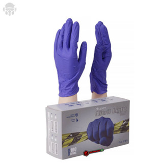 Luva Nitrílica para Mecânico Super Safety Nitril Light Lilás CA 37871 Mecânica de Precisão em Oferta na Shopee