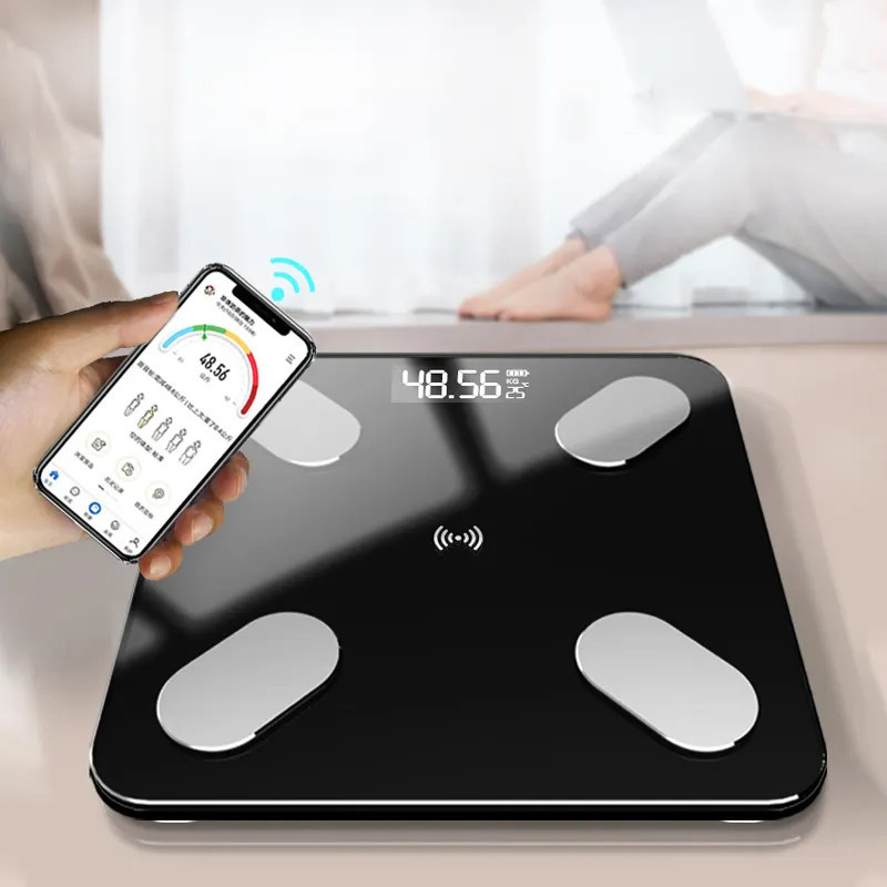 Balança Digital de Bioimpedância Bluetooth Corporal com App até 180kg Alta Precisão Recaregável em Oferta na Shopee