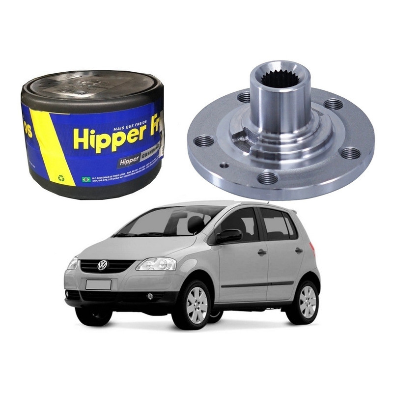 Cubo De Roda Dianteiro Hipper Fox 1.0 1.6 2003 A 2009