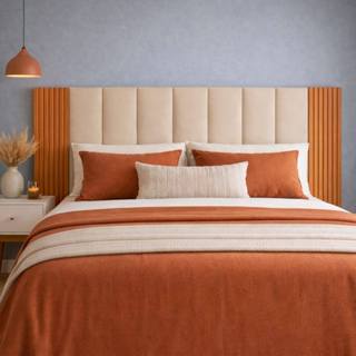 Kit até 12 Peças Cabeceira Modular +  Ripado  Para Cama Box Casal King Queen - Envio Full em Oferta na Shopee