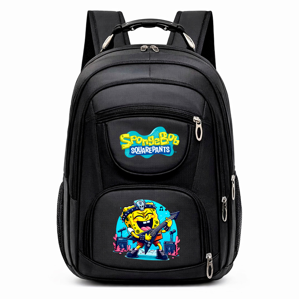 Mochilas Infantil Cabo de Aço Estampada Bob Desenho Esponja Fenda Do Biquini Lançamento