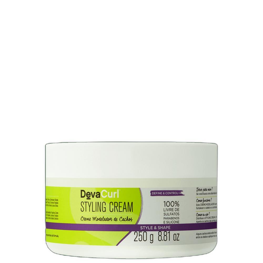 Deva Curl Styling Cream - Creme Modelador 250g em Oferta na Shopee