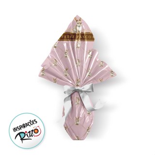 Saco Express 39x39cm Para Ovos de 350g a 500g - Classique Bunny Rosa - 5 unidades - Cromus - Rizzo em Oferta na Shopee