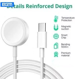 BGM-Carregador Relógio Magnético Por Indução TIPO C Original Smatch Watch, Apple Watch em Oferta na Shopee