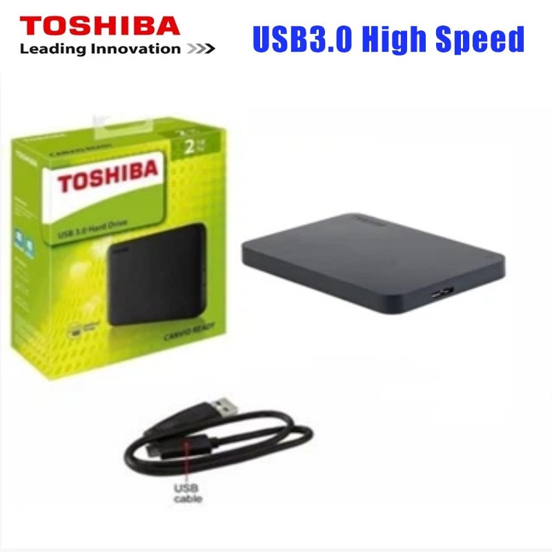 Toshiba Disco Rígido Externo HD 1TB/2TB/4TB SSD  1TB USB 3.1 Tipo C Interface De Alta Qualidade