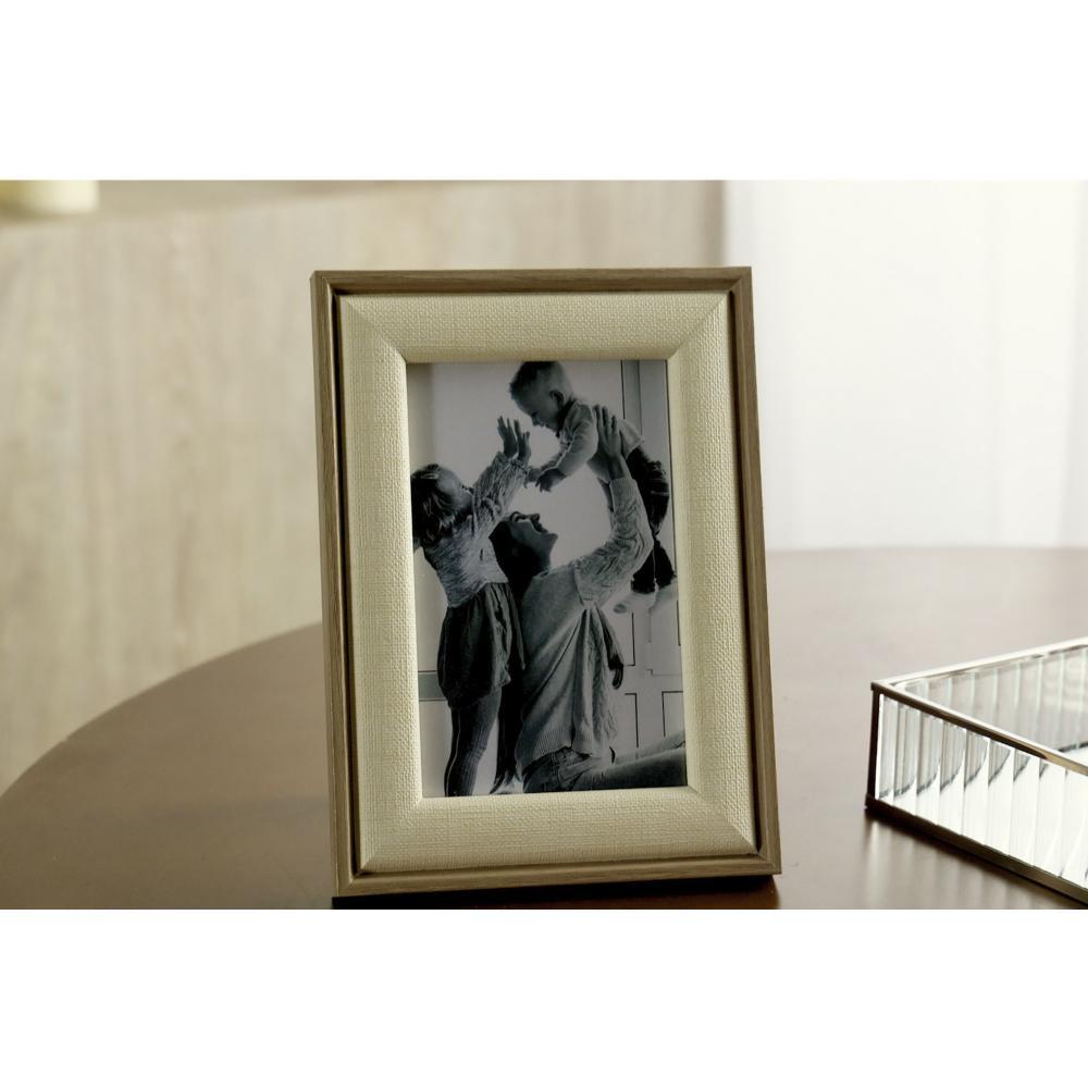 Porta-Retrato Lyor de Mdf Bege 10cm x 15cm
