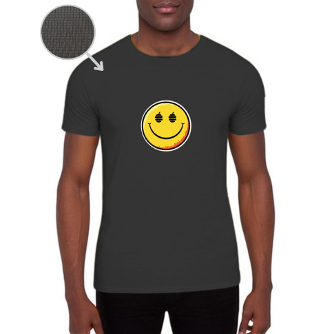 Camiseta Dry Fit Cinza Manga Curta Natan por Aí Feliz