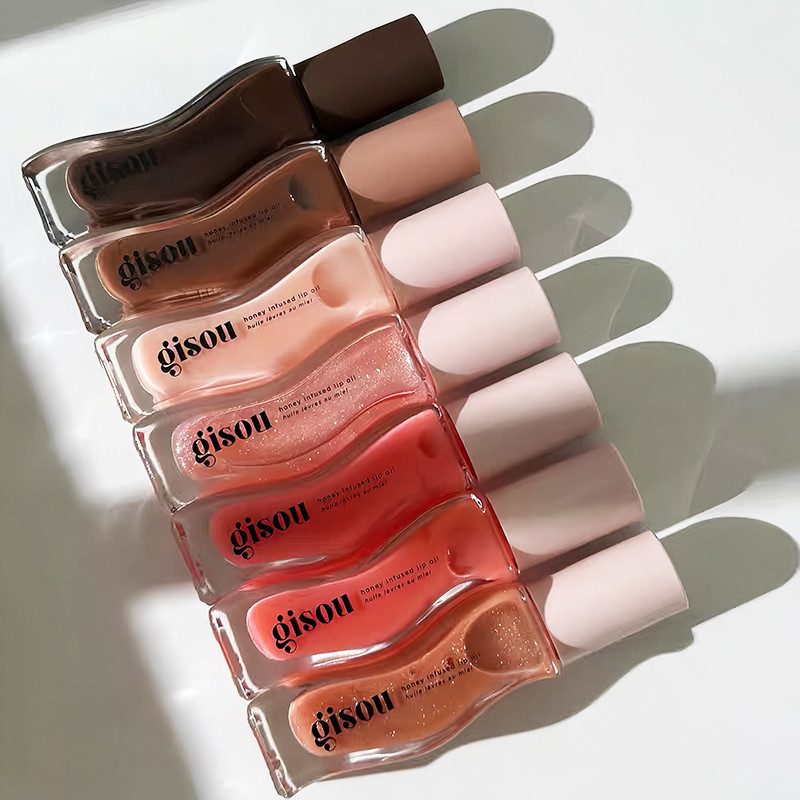 INS Gisou Nova Cor Duradoura Hidratante Bálsamo Labial Framboesa Redemoinho Caramelo Pegajoso Para Lábios Plumping Esfol