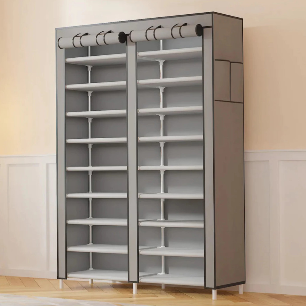 Sapateira Organizador De Calçados 9 Prateleiras Desmontável 9 Andares Suporta Até 54 Pares