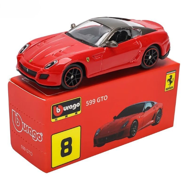 Miniatura 1:64 Carro Ferrari 599 GTO Bburago