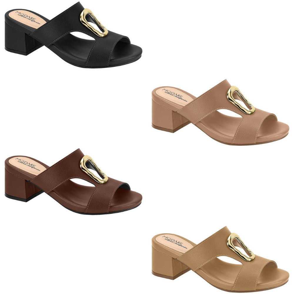 Sandália Feminina Modare Ultraconforto Salto Bloco em Oferta na Shopee