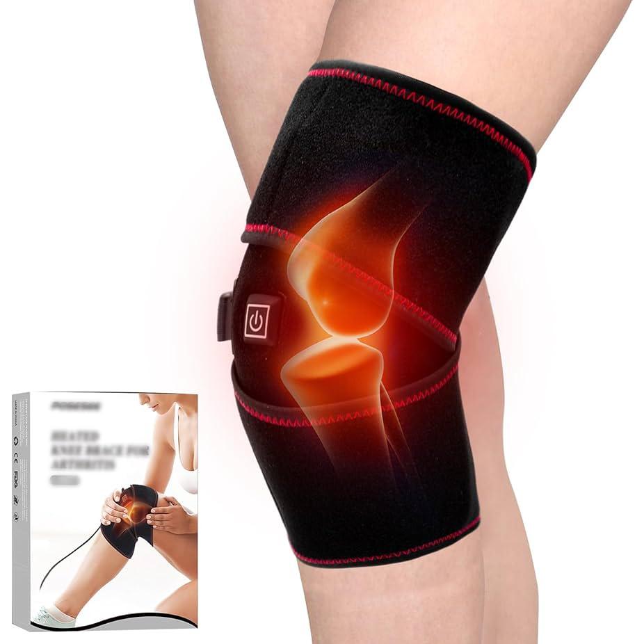 Joelheira Térmica Elétrica para Fisioterapia | Aquecimento Rápido e Alívio para Dores Musculares