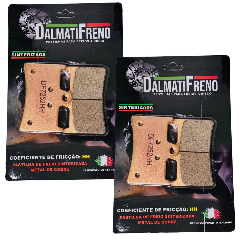 PASTILHA DE FREIO DIANTEIRA YAMAHA YZF R-6 600 ANO 2009 2010 2011 2012 2013 2014 2015 2016