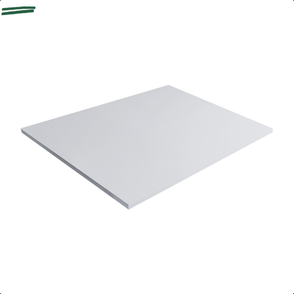 1 Prateleira Branca 60X50 Tampo Tabua Mdf  Organizadora Decoração Cozinha Quarto Banheiro Sala