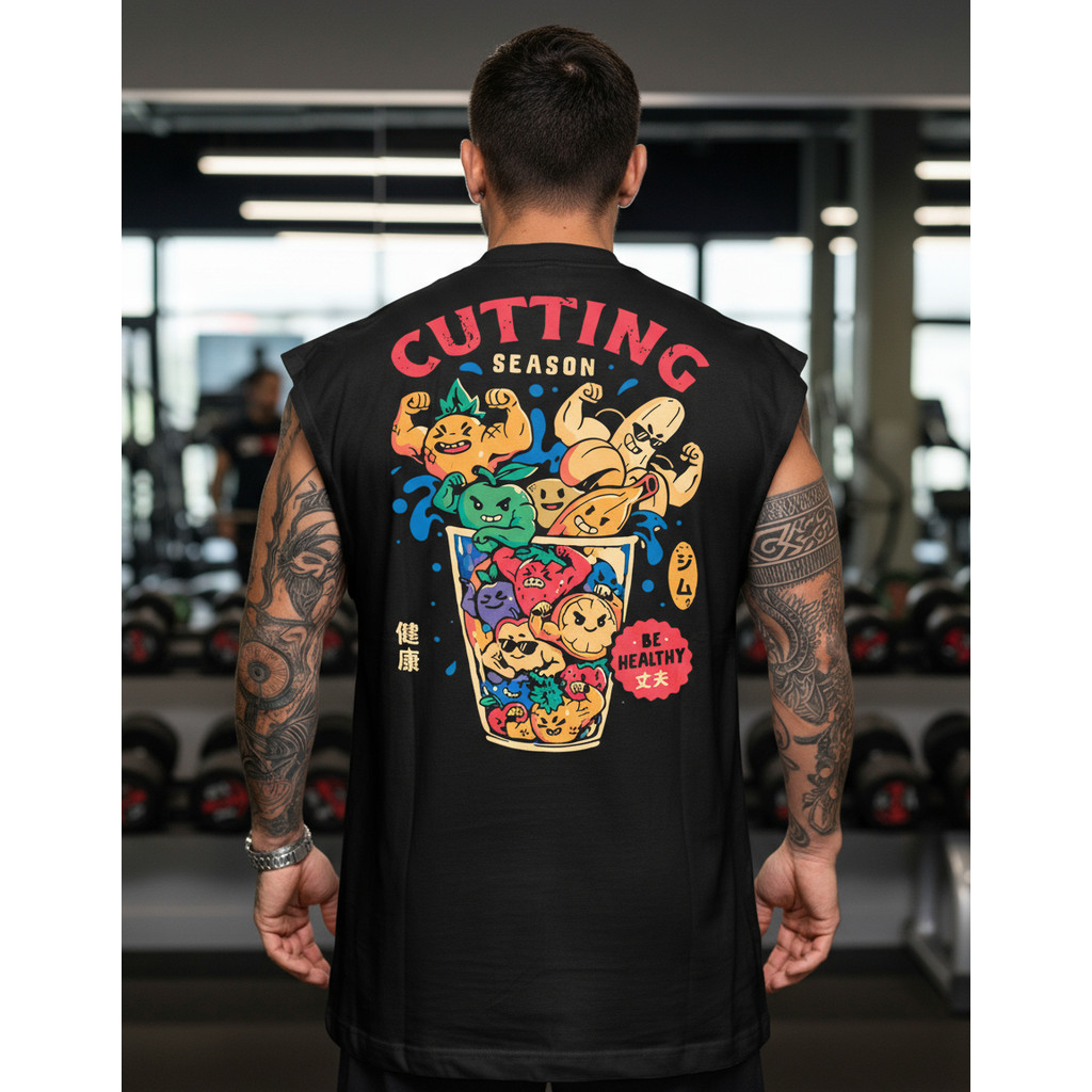 Regata Machao Cutting Senson Treino 100% Algodão Premium Lev