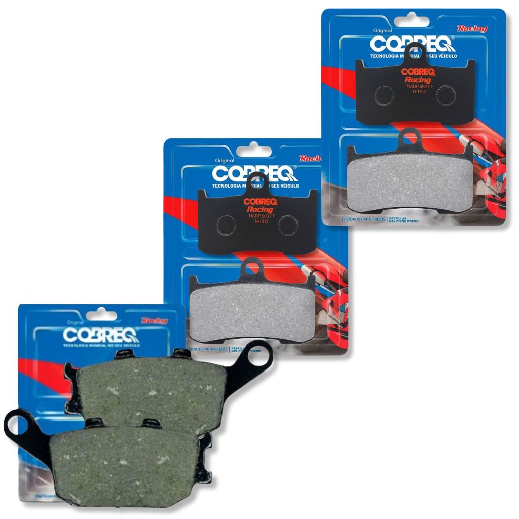 Kit Pastilhas de Freio P/ Suzuki Gsx-s 750 2017-2020 / B-King 1300 Cobreq em Oferta na Shopee