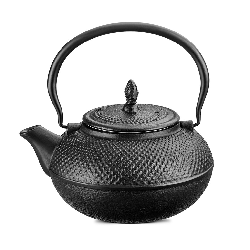 Bule Chaleira de Ferro Fundido Com Coador Inox e Alça MTA 1,5 Litro