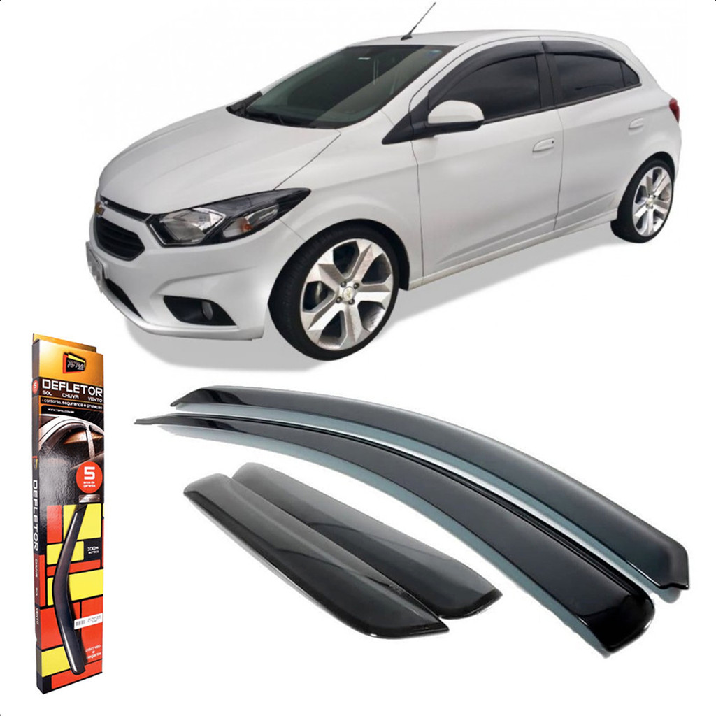 Calha de Chuva Onix Hatch / Prisma Sedan 2012/19 Joy / Plus 2020/21 TG Poli - 23032 em Oferta na Shopee