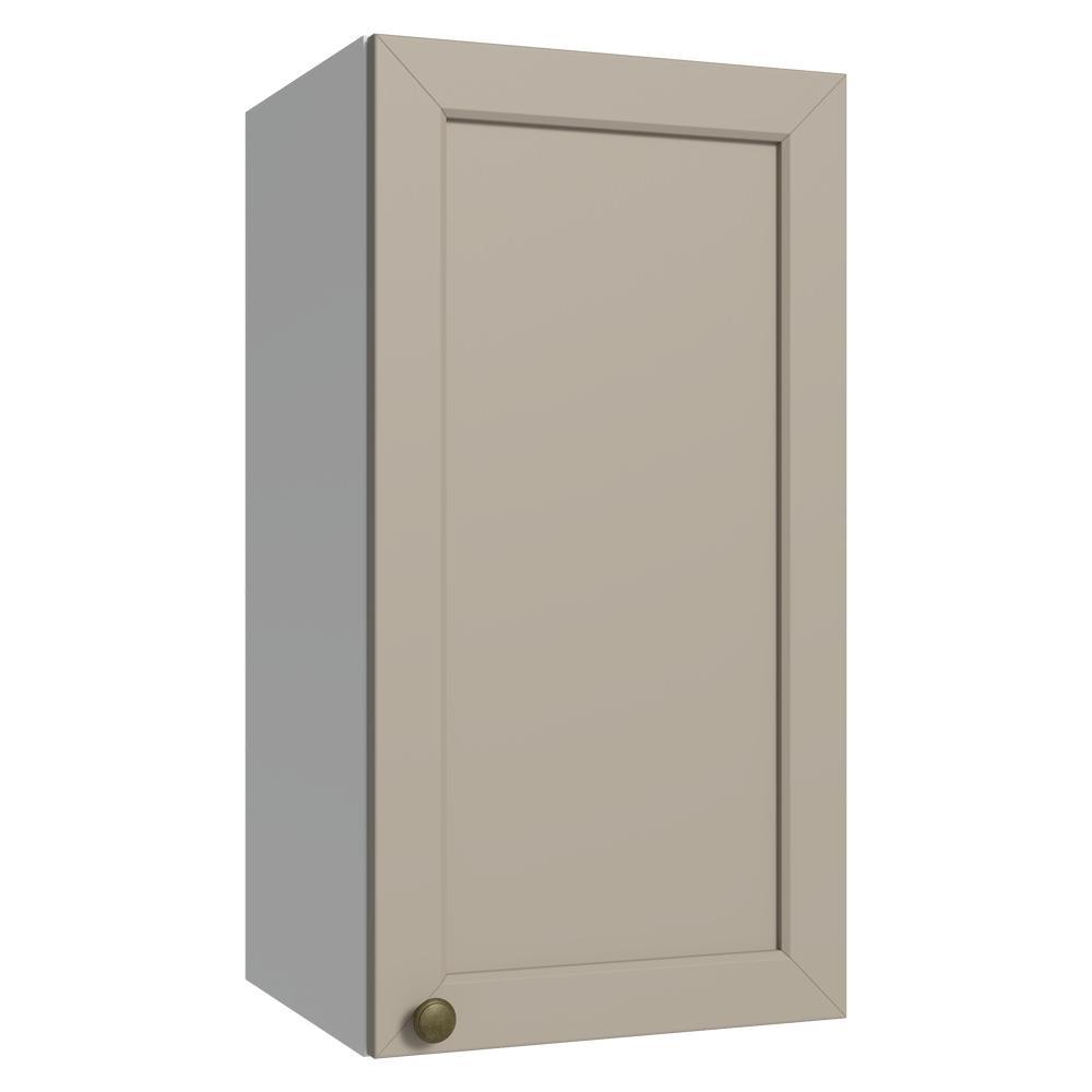 Armário Aéreo 35 cm 1 Porta Branco/Crema Vik Madesa