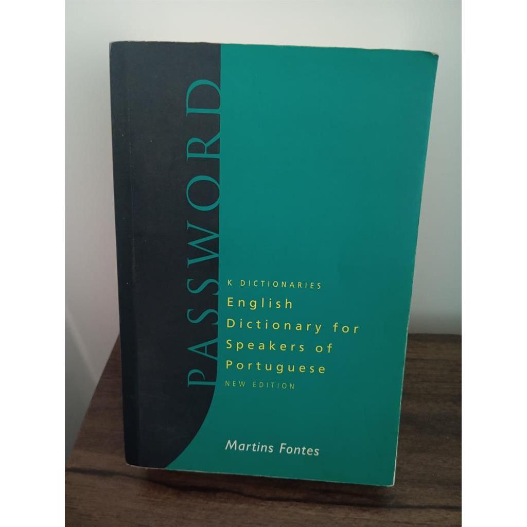 Passwords - English dictionary for speakers of portuguese autor Martins Fontes