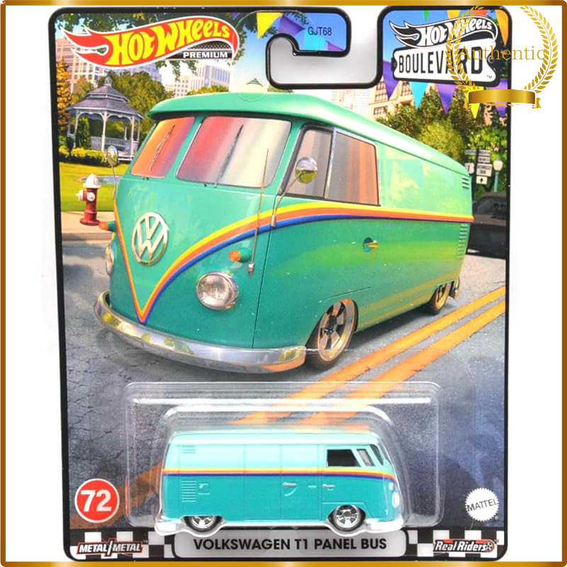 Hot Wheels Premium Boulevard Volkswagen T1 Panel Bus 1:64 Die-Cast Mini Car