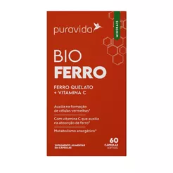 Bio Ferro - 60 Cápsulas Softgel - Puravida