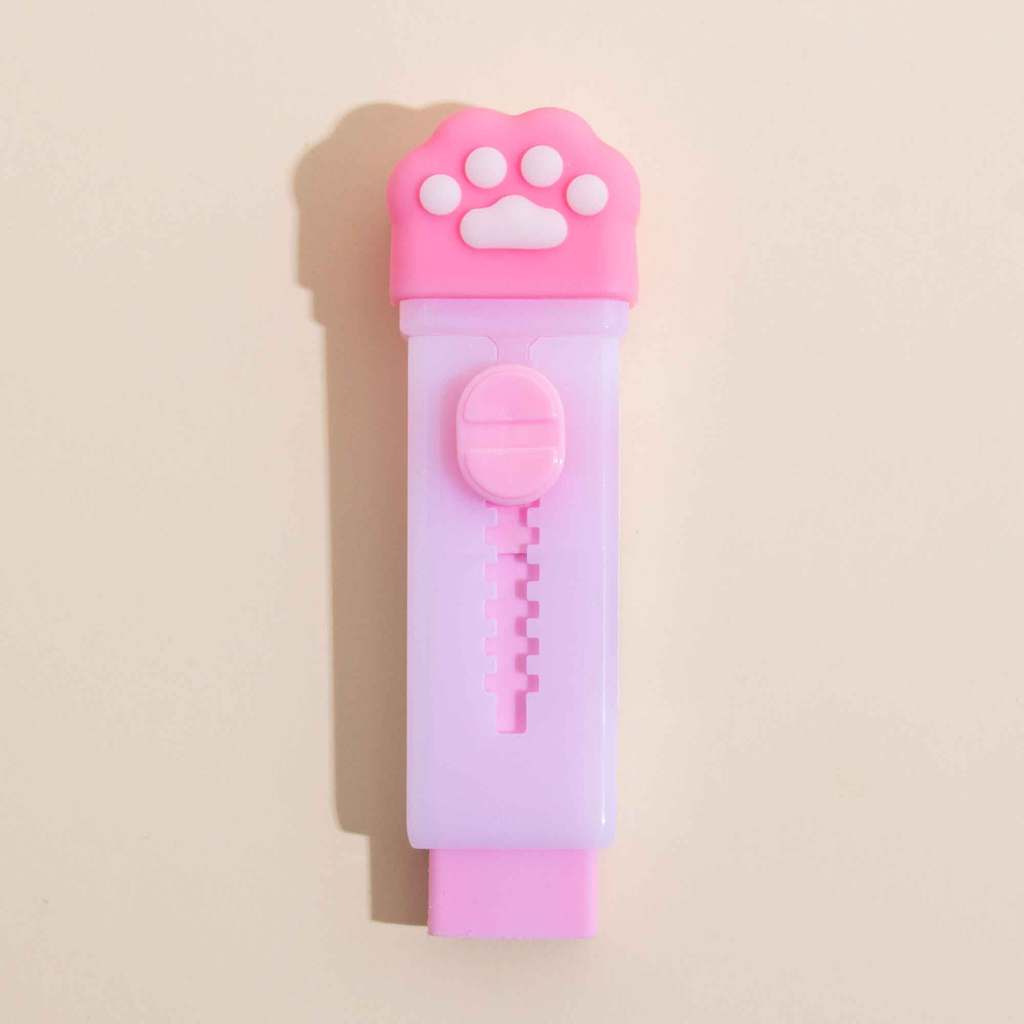 Borracha Ratrátil Pets Rosa - Yin's Paper  -