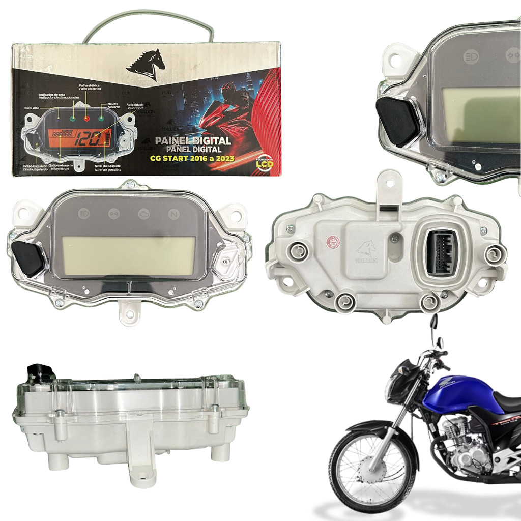 Painel Digital Honda Start 160 2016/2023 (1 Botão) Stallion