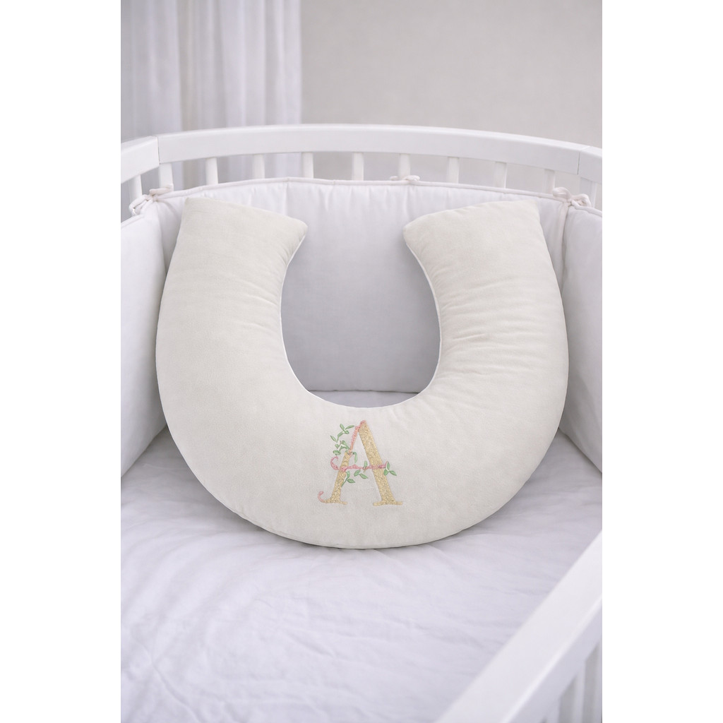 Almofada de Amamentação Personalizada Toque de Algodão Micropercal Para Amamentar Bebê em Oferta na Shopee