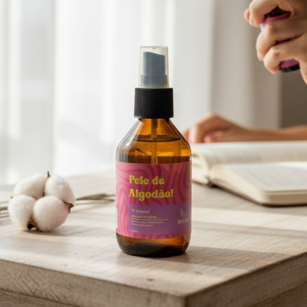 Pele de Algodão | Hidrolato de Lavanda | Natural e Vegano