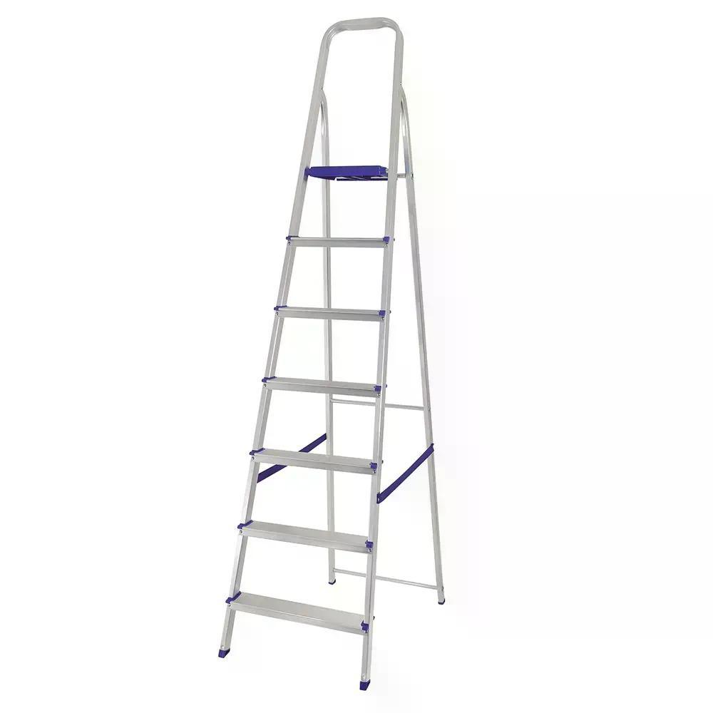 Escada de Alumínio Mor 7 Degraus - 5105 em Oferta na Shopee