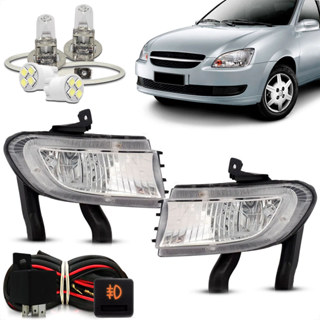 Kit Farol De Milha Corsa Classic 2011 2012 2013 2014 2015 2016 Botão Original + Lâmpada em Oferta na Shopee